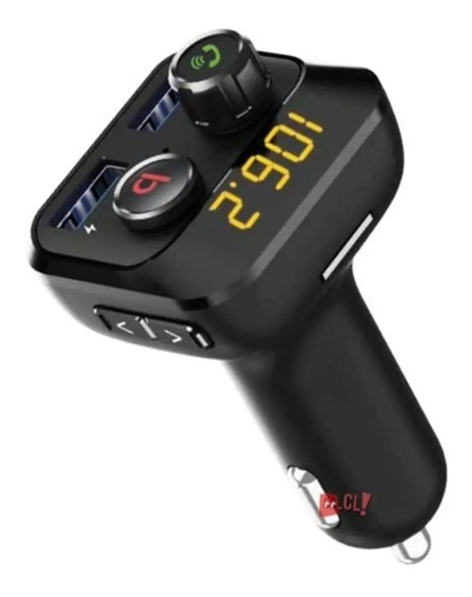 Transmisor Fm Bluetooth 5.0 Auto Con Botón Bass - Ps 1