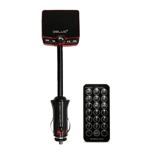 Transmisor Fm Bluetooth Auto Rojo - Ps