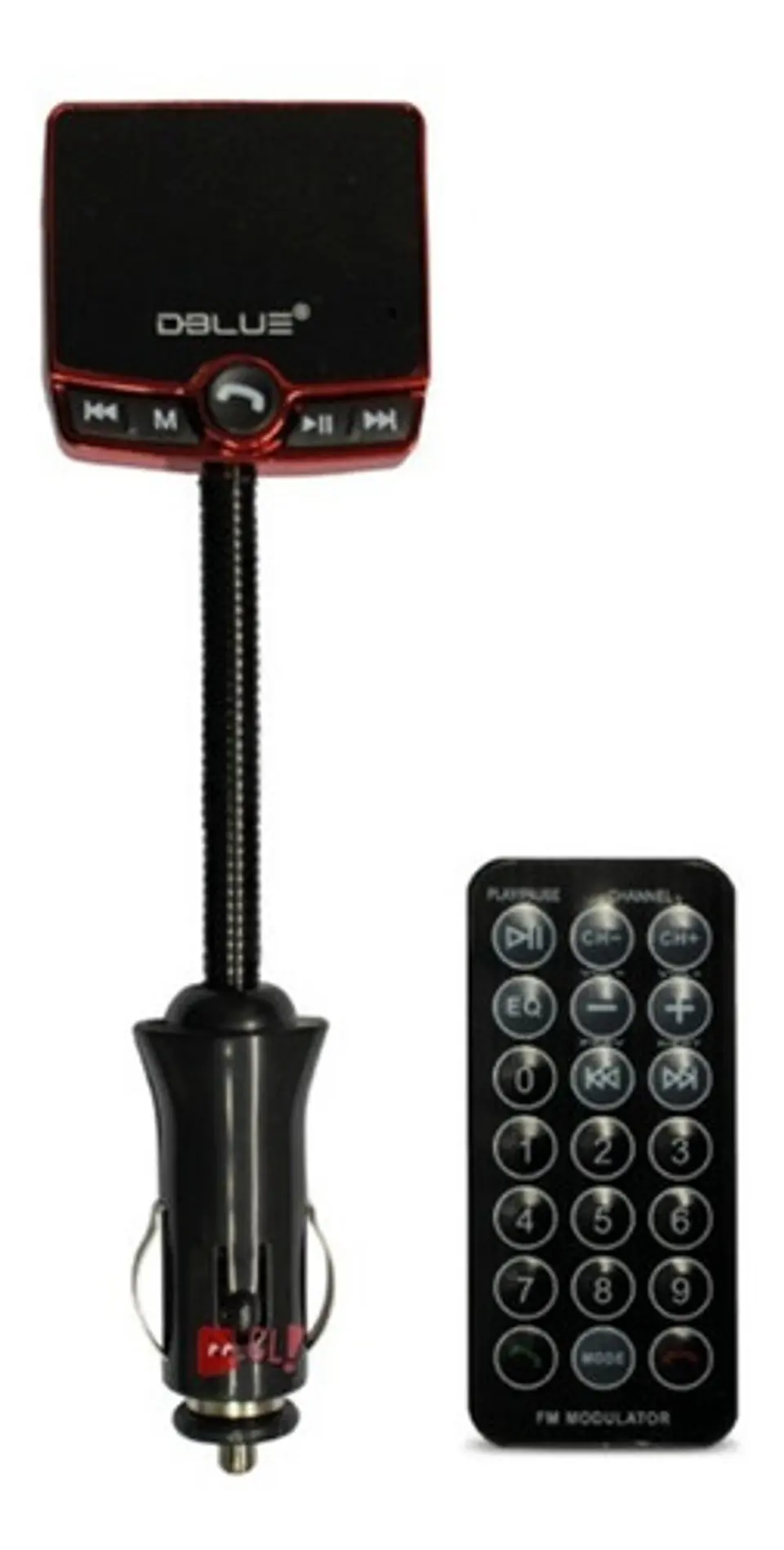 Transmisor Fm Bluetooth Auto Rojo - Ps 2
