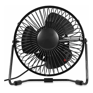 Ventilador Usb Escritorio Reloj Led - Ps