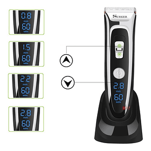 Maquina Corta Pelo Inalámbrica Pantalla Lcd - Ps