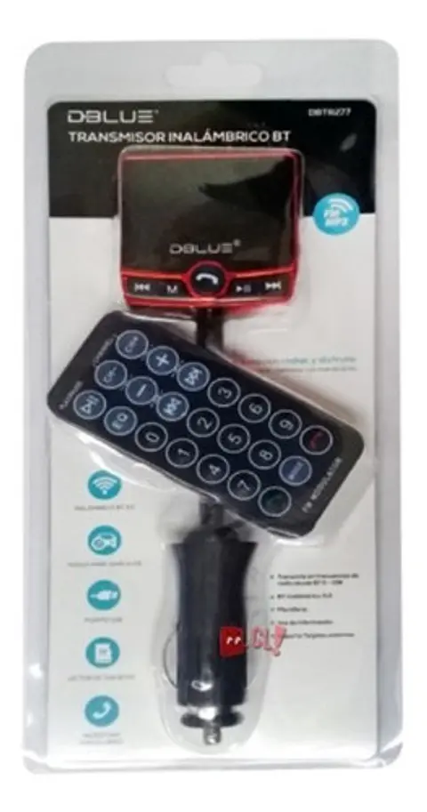 Transmisor Fm Bluetooth Auto Gris - Ps
