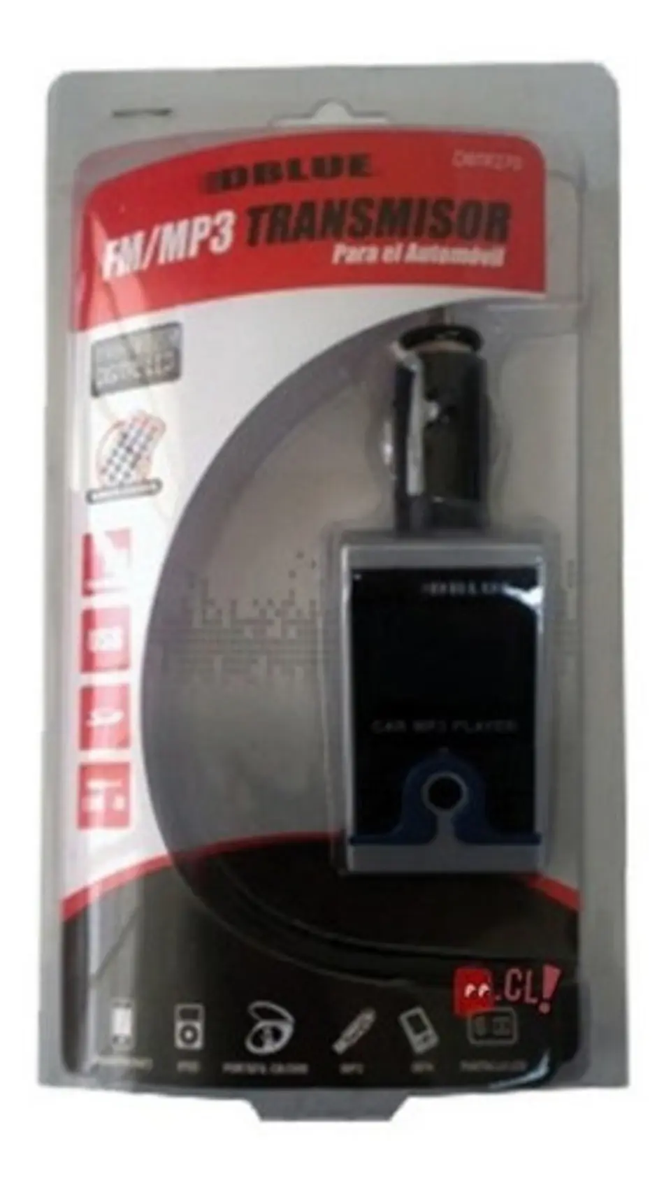 Transmisor Fm Automóvil Conexión Auxiliar 3.5mm - Ps 2