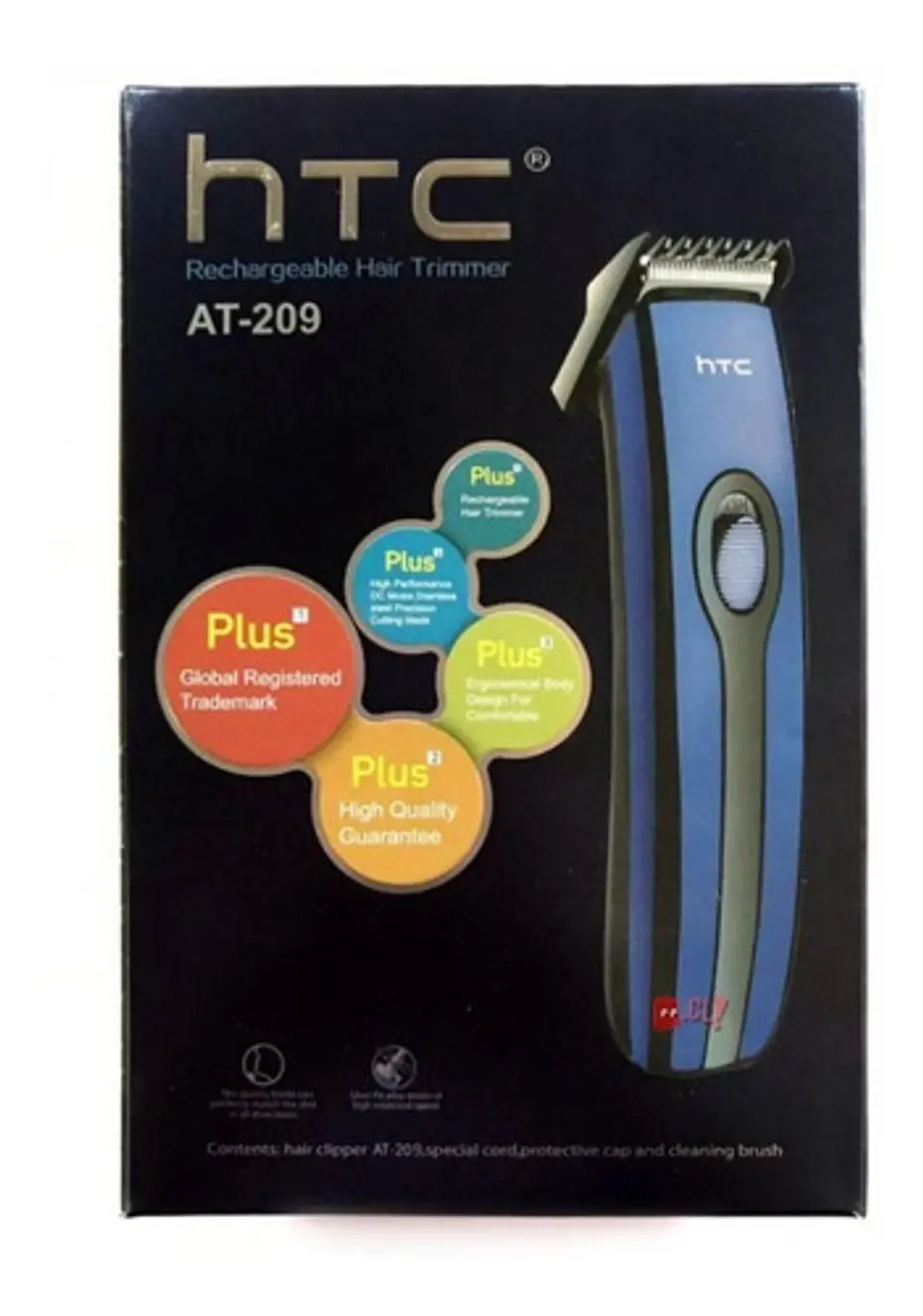 Máquina Corta Pelo Htc Recargable Morado - Ps 2