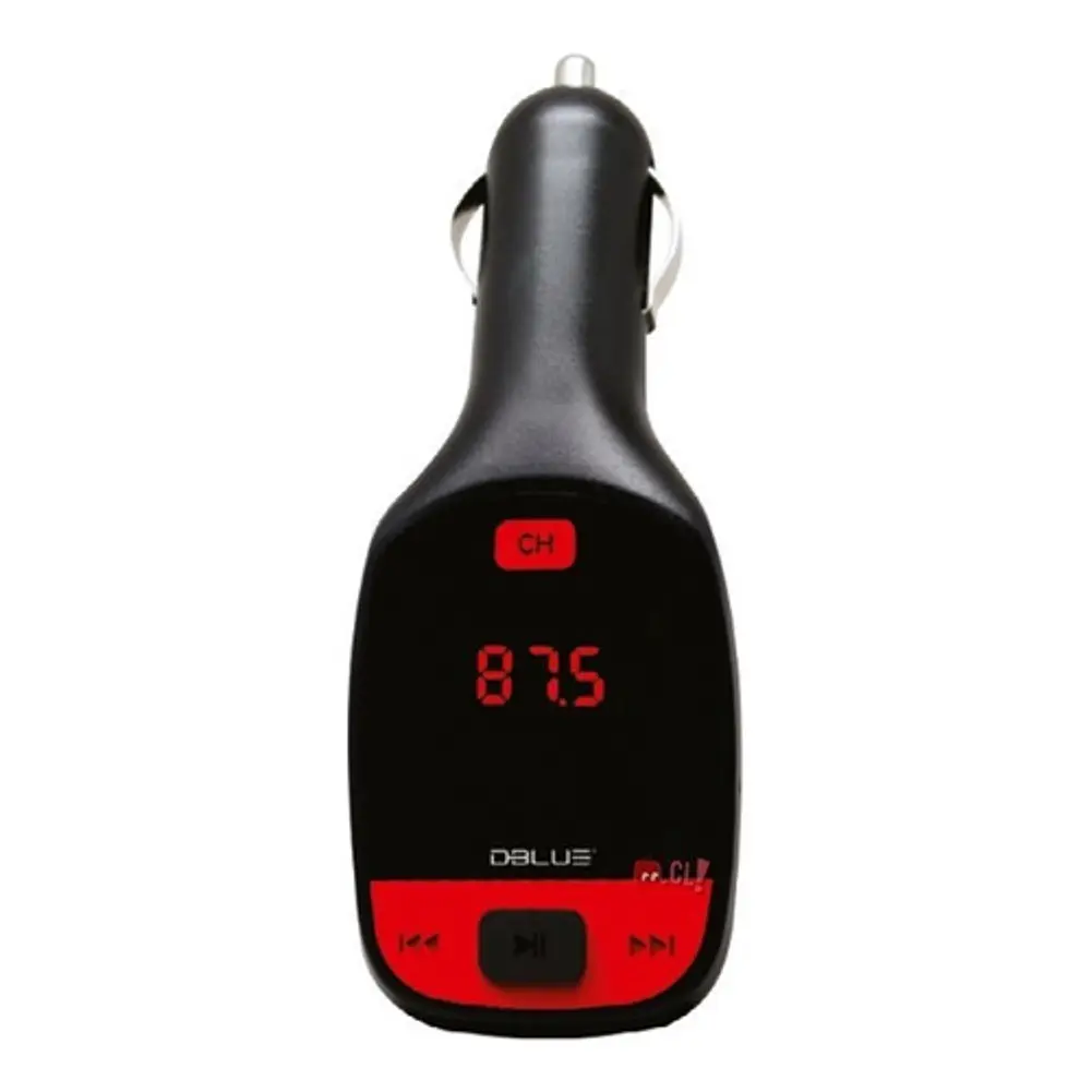 Transmisor Fm Auto Auxiliar Y Usb Auto Negro - Ps 1
