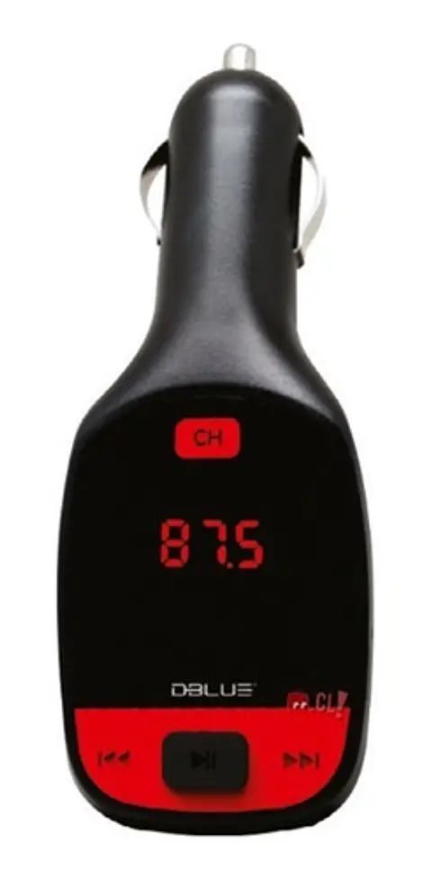 Transmisor Fm Auto Auxiliar Y Usb Auto Negro - Ps