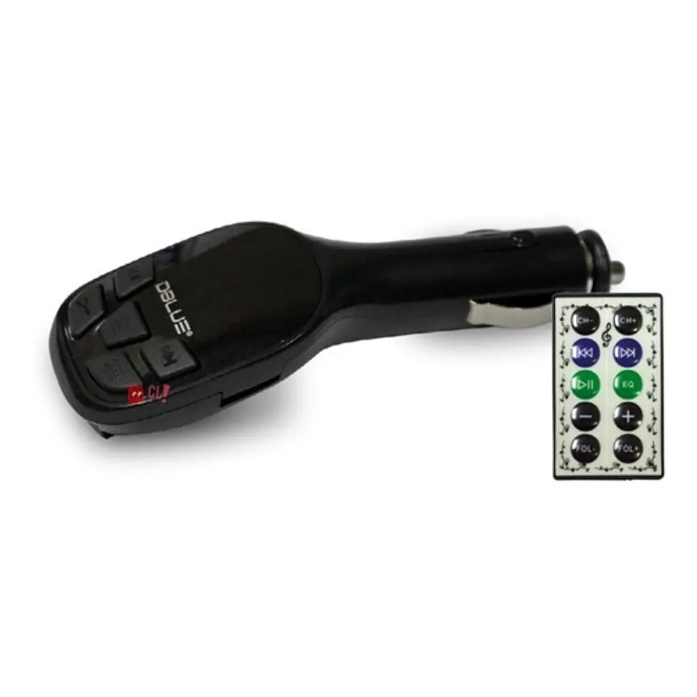 Transmisor Auto Auxiliar- Usb - Sd Negro - Ps 1