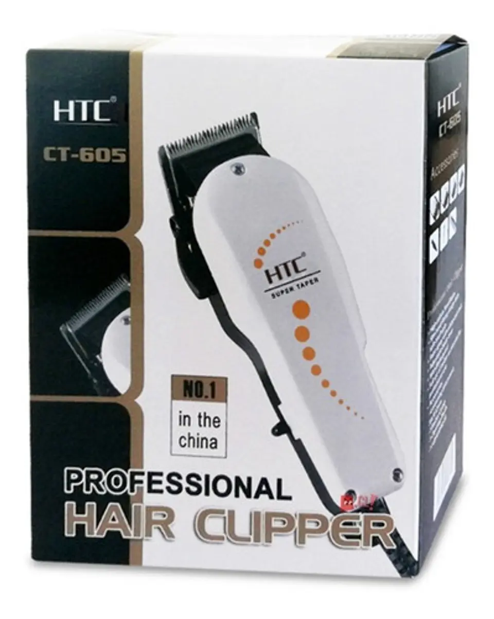 Máquina Corta Pelo Profesional Htc Blanco - Ps 4