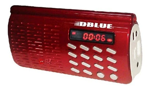 Radio Parlante Portátil Fm Con Linterna - Ps