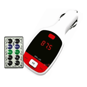 Transmisor Fm Auto Auxiliar Y Usb Auto Blanco - Ps