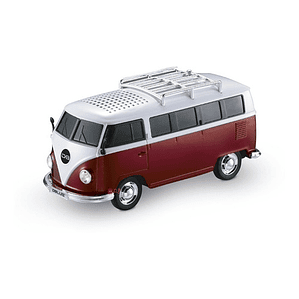 Parlante Diseño Combi Bluetooth Color Rojo - Ps