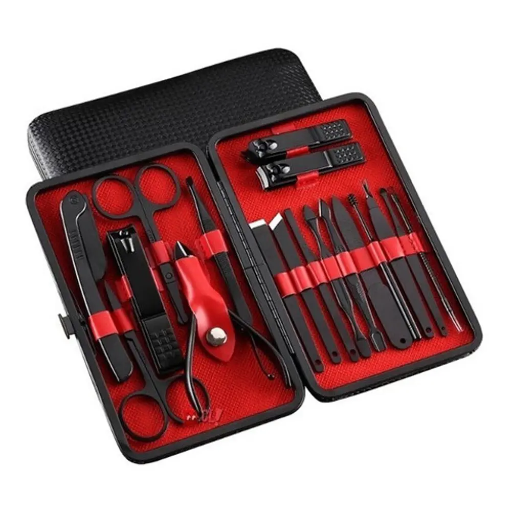 Set Manicure Y Pedicure De 18 Pieza Con Estuche - Ps 1