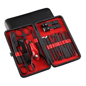 Set Manicure Y Pedicure De 18 Pieza Con Estuche - Ps