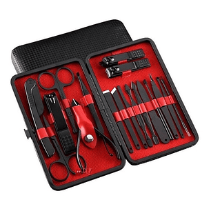 Set Manicure Y Pedicure De 18 Pieza Con Estuche - Ps