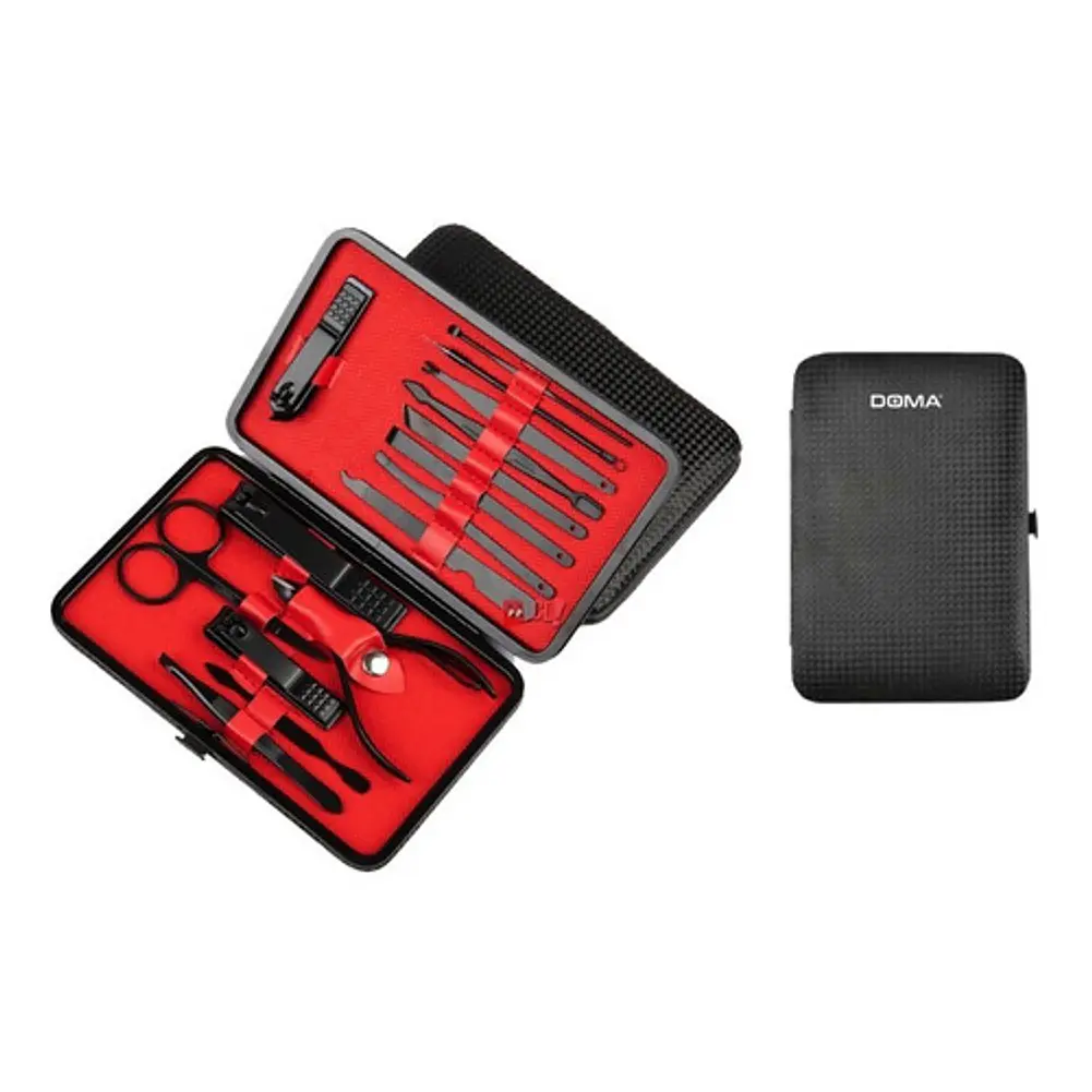 Set Manicure Y Pedicure De 18 Pieza Con Estuche - Ps 4