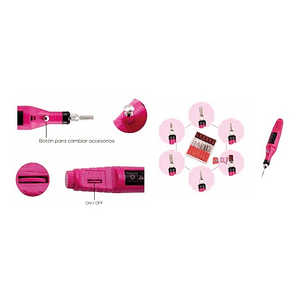 Kit Taladro Para Uñas Pedicura Profesional - Ps
