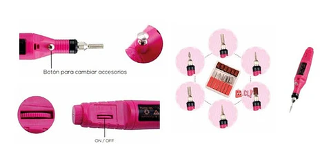 Kit Taladro Para Uñas Pedicura Profesional - Ps