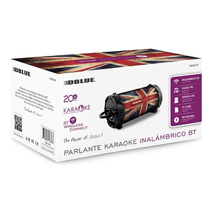 Parlante Bazooka Bluetooth Portátil Diseño Bandera 20w - Ps