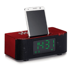 Radio Reloj Con Alarma Y Parlante Bluetooth - Ps
