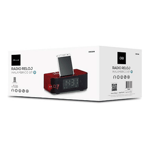 Radio Reloj Con Alarma Y Parlante Bluetooth - Ps