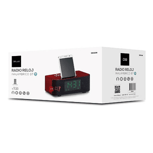 Radio Reloj Con Alarma Y Parlante Bluetooth - Ps