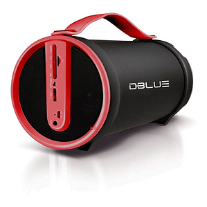 Parlante Bazooka Bluetooth Portátil Con Radio Rojo - Ps