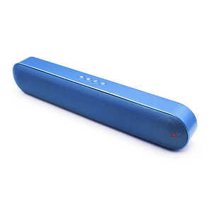 Barra De Sonido Parlante Bluetooth Portátil 10w Azul - Ps