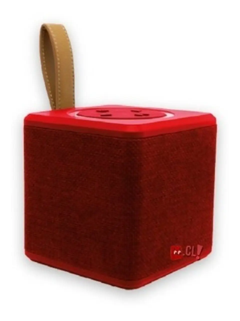 Parlante Bluetooth Cuadrado Portátil 8w Rojo - Ps 1