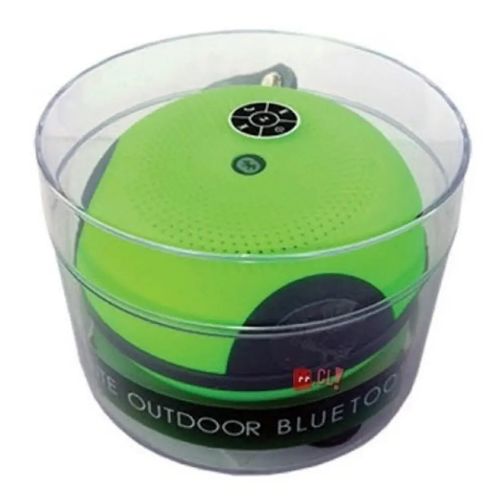 Parlante Outdoor Deportivo Bluetooth 3w Verde - Ps 2