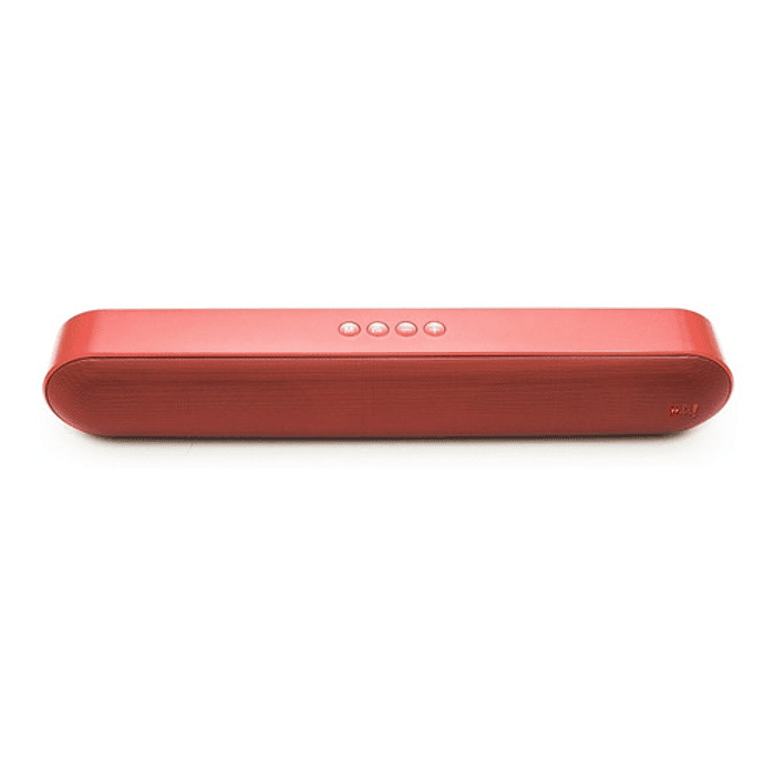 Barra De Sonido Parlante Bluetooth Portátil 10w Rojo - Ps 1