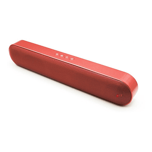 Barra De Sonido Parlante Bluetooth Portátil 10w Rojo - Ps