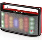 Parlante Bluetooth Iluminación Multicolor Portátil Rojo - Ps - Miniatura 1