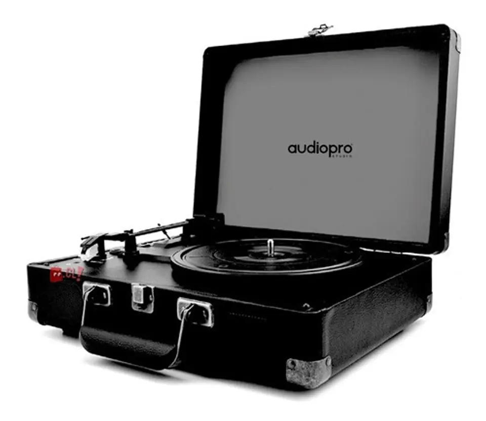 Tocadiscos Con Bluetooh Incluye Maletín Negro - Ps 1