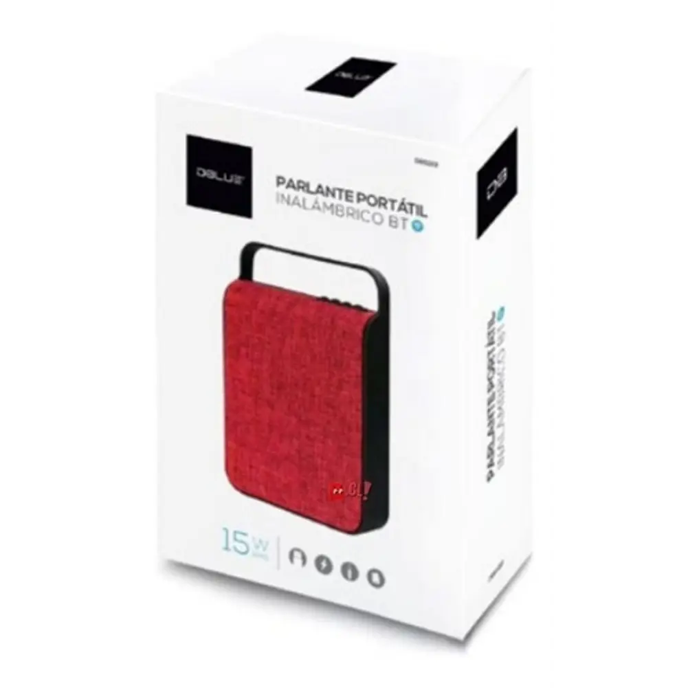 Parlante Bluetooth Cuadrado 15w Verde - Ps 4