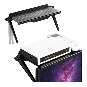 Soporte Tv Repisa Estante Sobrepuesto Plegable - Ps