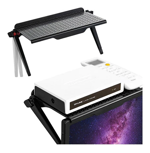 Soporte Tv Repisa Estante Sobrepuesto Plegable - Ps