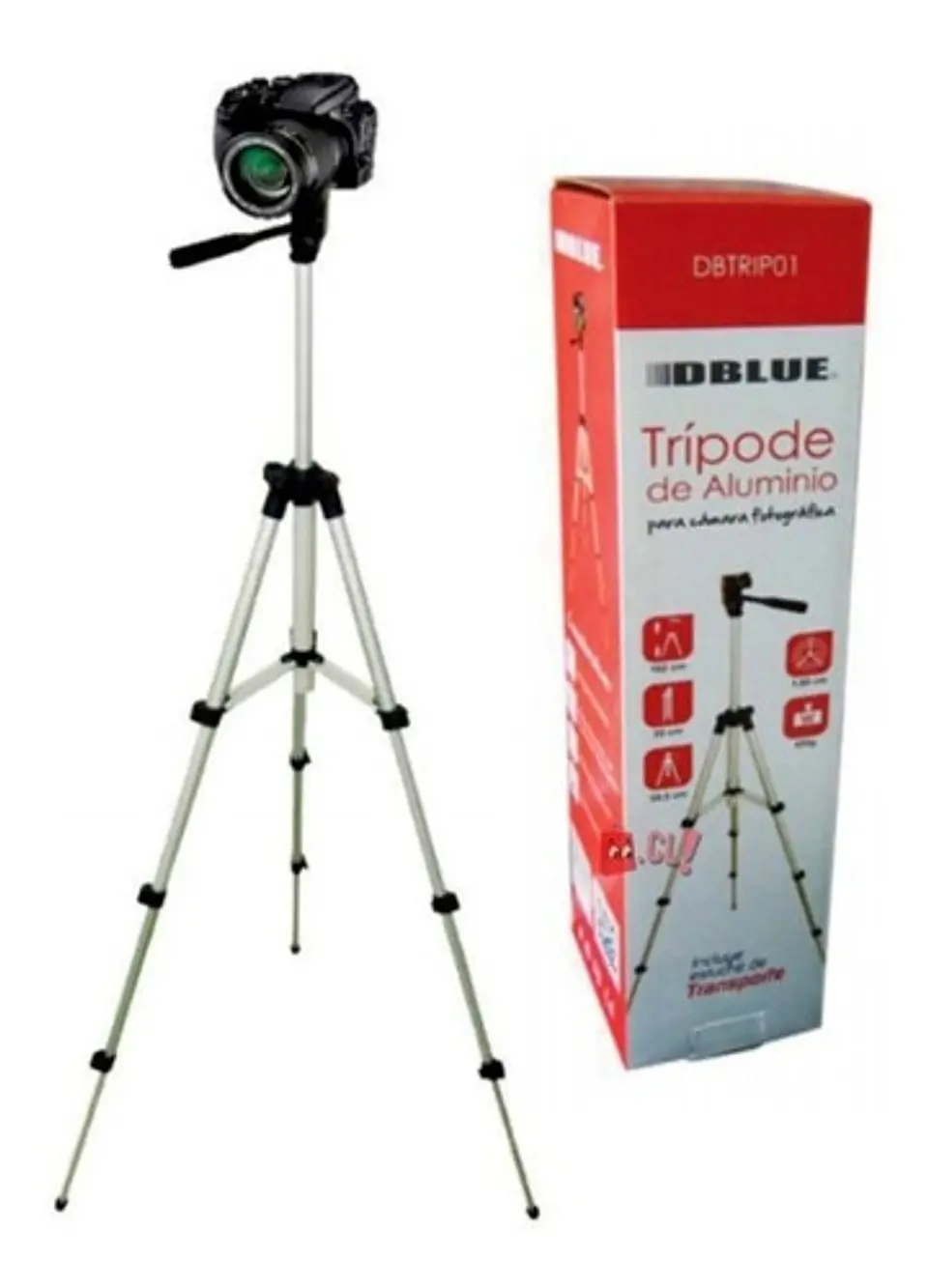 Trípode Aluminio Plegable Cámaras 102cms - Ps 2