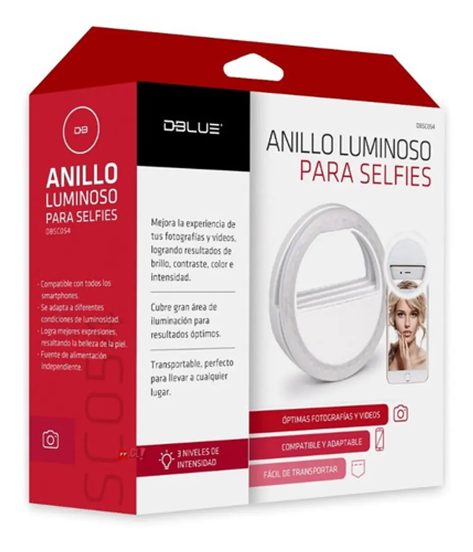 Anillo Luminoso Led Para Selfie Celular - Ps 4