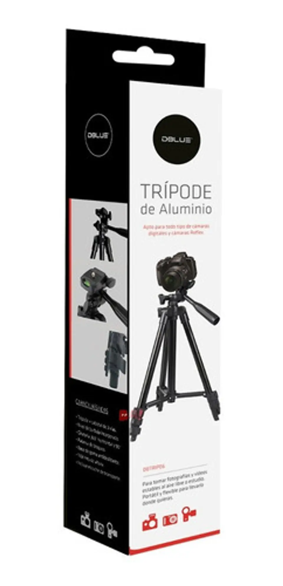 Trípode Aluminio Plegable Cámaras 108cms - Ps 4