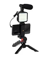 Trípode Celular Con Iluminación Y Micrófono - Ps - Miniatura 1