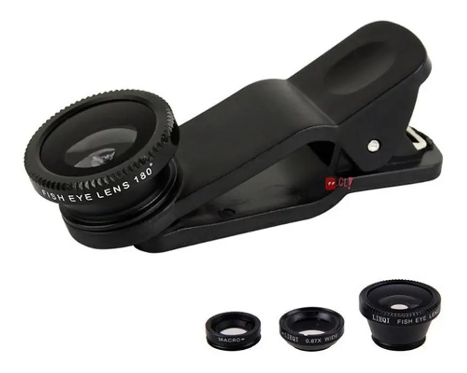 Kit Lentes Ojo De Pez 3 En 1 Para Celular - Ps 1