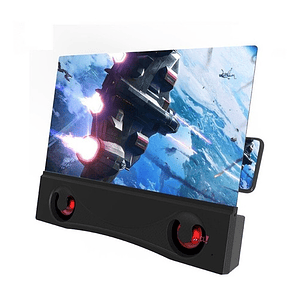 Ampliador Lupa Pantalla Celular Con Parlantes Bluetooth - Ps