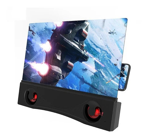 Ampliador Lupa Pantalla Celular Con Parlantes Bluetooth - Ps