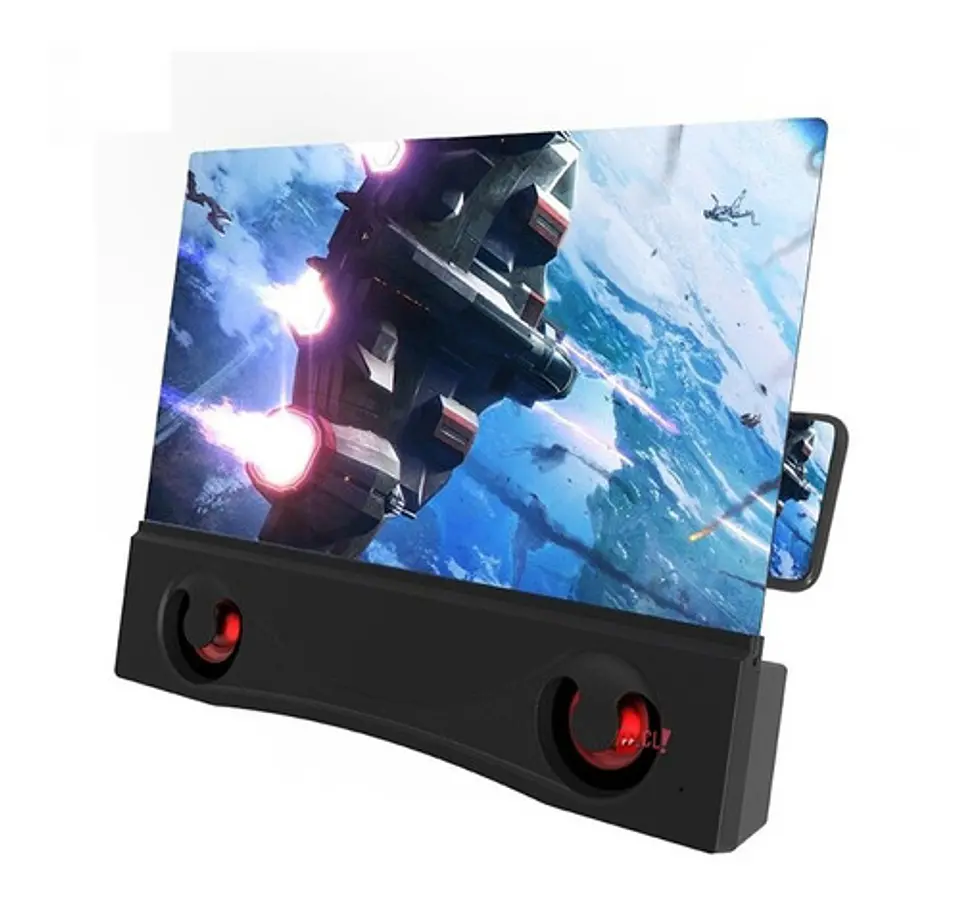 Ampliador Lupa Pantalla Celular Con Parlantes Bluetooth - Ps 1