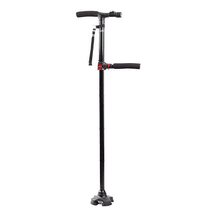 Bastón Plegable Con Luz Led Y 4 Puntos De Apoyo - Ps