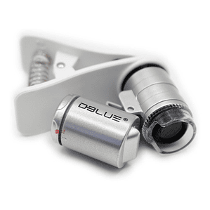 Microscopio 60x Celular Con Luz Uv Y Clip - Ps