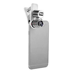 Microscopio 60x Celular Con Luz Uv Y Clip - Ps