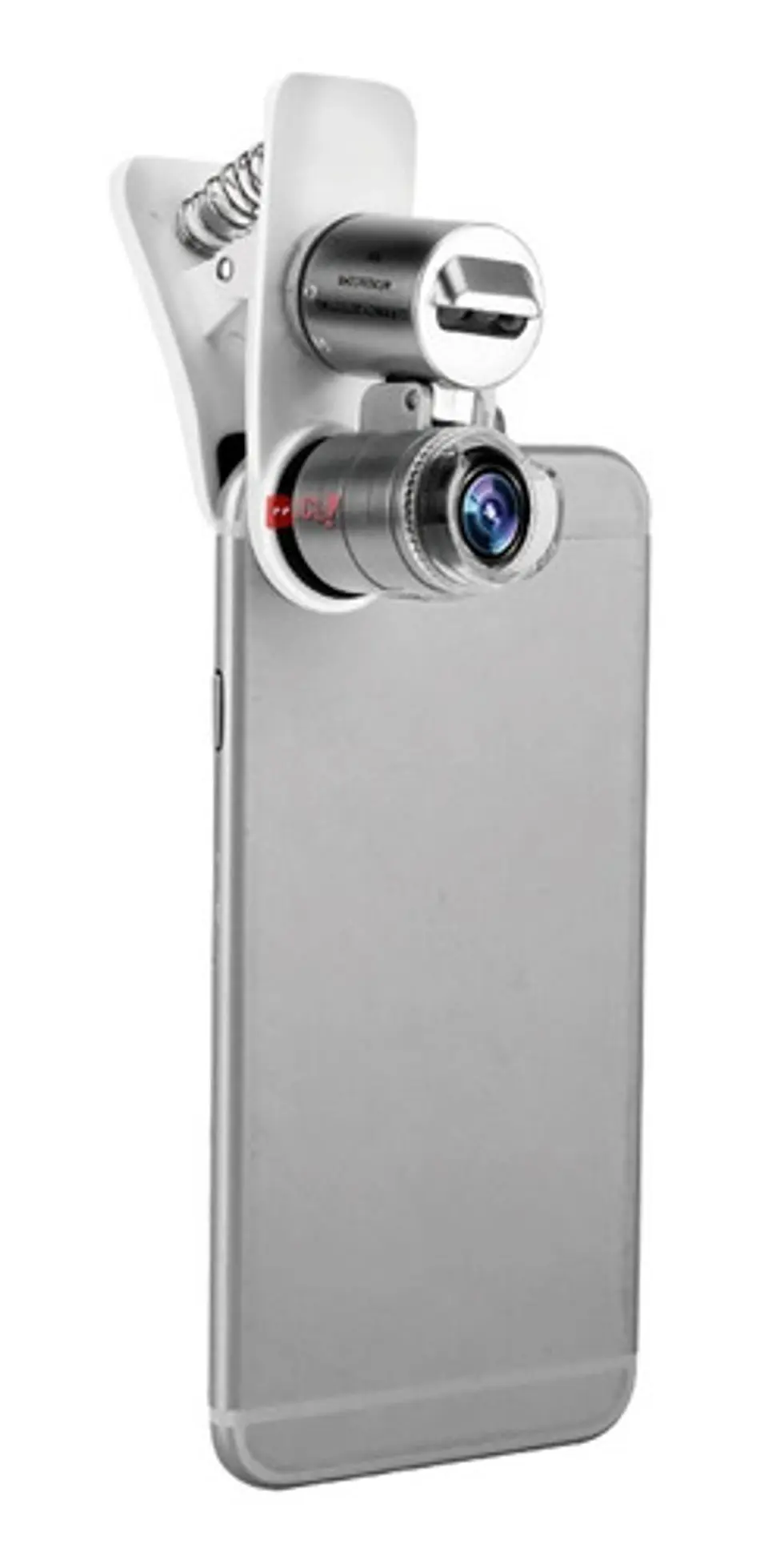 Microscopio 60x Celular Con Luz Uv Y Clip - Ps 2