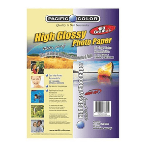 20 Hojas Papel Fotográfico Glossy 180grs A4 - Ps