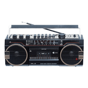 Radio Retro Cassette X-bass 10w - Ps